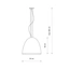 Подвесной светильник Nowodvorski 10320 Egg L E27 5x40W IP20 Bl, изображение 2