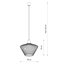 Подвесной светильник Nowodvorski 8861 Wave E27 1x60W IP20 Gold, изображение 2
