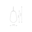 Плафон Nowodvorski Cameleon 10330 Pear Black M E27/G9 40W/10W IP20, изображение 2