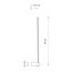 Светильник Nowodvorski 10855 Arm M Led 1x10W 4000K 390Lm IP20 Bl, изображение 2