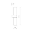 Бра Nowodvorski 10728 Natalie G9 2x10W IP44 Bl, изображение 5