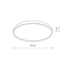 Світильник Nowodvorski 10973 Agnes Round LED Pro 1x32W 3000K 2100Lm IP44 Bk, зображення 6