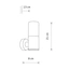 Вуличний світильник Nowodvorski 11371 Ida I E27 1x10W IP44 Bk, изображение 6