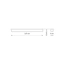 Світильник Nowodvorski 7524 Soft led T8LED 1x22W 3000K 3200Lm IP20 Gr, зображення 4