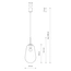 Подвесной светильник Nowodvorski 8672 Pear E27 1x40W IP20 Transparent, изображение 4