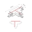 З'єднувач Nowodvorski 8682 Ctls Power T Connector , Right 2 T-r2 IP20 Bl, зображення 3