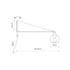 Бра Nowodvorski 9374 Crane E27 1x60W IP20 Bl, изображение 3