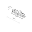З'єднувач Nowodvorski 9453 Profile straight connector IP20 Bl, зображення 2