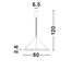 Світильник підвісний DION Nova Luce 9028600, зображення 4