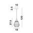 Світильник підвісний ZARLEY Nova Luce 9066101, зображення 7