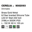 Светильник подвесной CERELIA Nova Luce 9082093, изображение 8