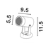 Спот Nova Luce DESTRY 9136184, зображення 6