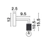 Бра ROYAL Nova Luce 9501233, зображення 3