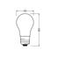 Світлодіодна лампочка Osram 4099854443978 E27 DIM 1x3.4W 2700K 470Lm IP20, изображение 4