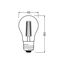 Світлодіодна лампочка Osram 4099854468070 E27 1x3.4W 4000K 470Lm IP20, зображення 4