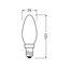 Світлодіодна лампочка Osram 4099854545580 E14 1x7W 4000K 1055Lm IP20, зображення 4