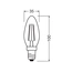 Світлодіодна лампочка Osram 4099854568220 E14 1x7.5W 4000K 1055Lm IP20, изображение 4