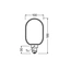 Світлодіодна лампочка Osram 4058075846081 Vintage LED E27 DIM 1x4W 1800K 110Lm IP20, зображення 5