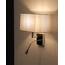 Бра, настінний світильник Nowodvorski 11793 Hotel Mood E27+LED 2x10W+2.2W 4000K IP20 сірий, зображення 4
