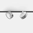IN_LINE SOL MINI, 2-х групний, ON/OFF, D75mm, H26mm, LED 6.3W, 4000K, хром/білий (06.7526.7.940.CR/WH.2G)