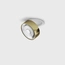 SOL IN, D95mm, H33mm, LED 14W 4000K, білий/латунь (01.9533.14.940.WH/BR)
