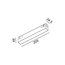 IN_LINE LINEA 205, 2-х групний, ON/OFF, L205mm, W24.5mm, H48mm, LED 6W, 3000К, опаловий/білий (06.2050.6.930.WH.2G), зображення 2