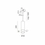 IN_LINE TUB M P 200 ZOOM, D52mm, H200mm, LED 13W, 4000K, 15°-50°, 48V DС, IP20, білий (06.0529.13.940.WH), зображення 2