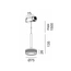 IN_LINE SOL MINI P, D75mm, H135mm, LED 7W, 3000К, coffee/чорний (06.7530.7.930.CFG/BK), изображение 2