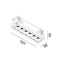 VARIO COMFORT 151, L151mm, W38mm, H45mm, LED 9W, 4000К, білий (01.1511.9.940.WH), зображення 2