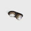 SOL IN MINI X2, L206mm, W111mm, H50mm, LED 2x7W, 3000K, чорний/coffee (01.7522.14.930.BK/CFG)
