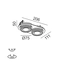 SOL IN MINI X2, L206mm, W111mm, H50mm, LED 2x7W, 4000K, білий/diamond black (01.7522.14.940.WH/DBG), изображение 2