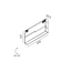 IN_LINE LINEA B 205, 2-х групний, ON/OFF, L205mm, W24.5mm, H107mm, LED 6W, 3000К, опаловий/білий (06.2053.6.930.WH.2G), зображення 2