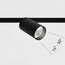 IN_LINE ZOOM, 2-х групний, ON/OFF, D52mm, H90mm, LED 13W, 4000K, чорний (06.0599.13.940.BK.2G)
