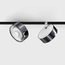 IN_LINE SOL, 2-х групний, ON/OFF, D95mm, H33mm, LED 10.8W, 3000K, diamond black/білий (06.9533.14.930.DB/WH.2G)