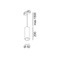 IN_LINE TUB M P 200, D52mm, H200mm, LED 10.8W, 3000К, латунь (06.0521.19.930.BR), изображение 2