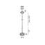 SOL MINI P NANO, D75mm, H135mm, 7W LED, 24°, 4000K, IP20, чорний/бронза (03.7531.7.940.BK/BZG), зображення 2