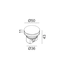 HALO, D50mm, H43mm, CREE 2.1W LED, 3000К, IP65, білий (08.3850.2.930.GR), изображение 2