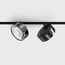 IN_LINE SOL, 2-х групний, ON/OFF, D95mm, H33mm, LED 10.8W, 3000K, diamond black/чорний (06.9533.14.930.DB/BK.2G)