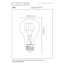 Лампа з ниткою Lucide A60 49042/95/62, зображення 3