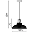 Люстра Searchlight GLOSSOP 61189BK, зображення 4