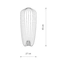 Плафон Nowodvorski 12035 Cameleon Pumpkin S 10W IP20 теракотовий, зображення 2