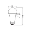 Світлодіодна лампочка Osram 4058075630239 E27 1x10W 3000K 1055Lm IP20, изображение 4