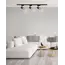 Комплект трекових світильників Goldlux 329035 Shark 1м LED 4x10W 4000K 850Lm IP20 1-фазний чорний, зображення 3