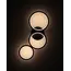 Бра, настінний світильник Goldlux 331038 Flamenco LED 1x23W 4000K 36000Lm IP20 чорний, изображение 4