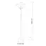 Торшер Goldlux 330673 Tulip E27 3x20W IP20 чорний, изображение 5