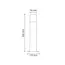 Вуличний світильник Goldlux 304629 New york E27 1x12W IP44 GR, зображення 5