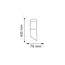 Уличный светильник Goldlux 200488 Livia E27 1x60W IP44 CH, изображение 5
