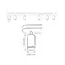 Спот Goldlux 324825 Turyn GU10 6x10W IP20 WH, изображение 4