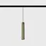 Підвісний світильник IN_LINE TUB S P 200, D30mm, H200mm, CREE LED 7W, 610Lm, 4000K, 50°, CRI>90, 48V, 4-х провідний DIM DALI, IP20, латунь/чорний