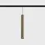 Підвісний світильник IN_LINE TUB S P 300, D30mm, H300mm, CREE LED 7W, 3000K, 610Lm, 50°, CRI>90, 48V, 2-х групний, Вкл./Викл., IP20, бронзовий/чорний